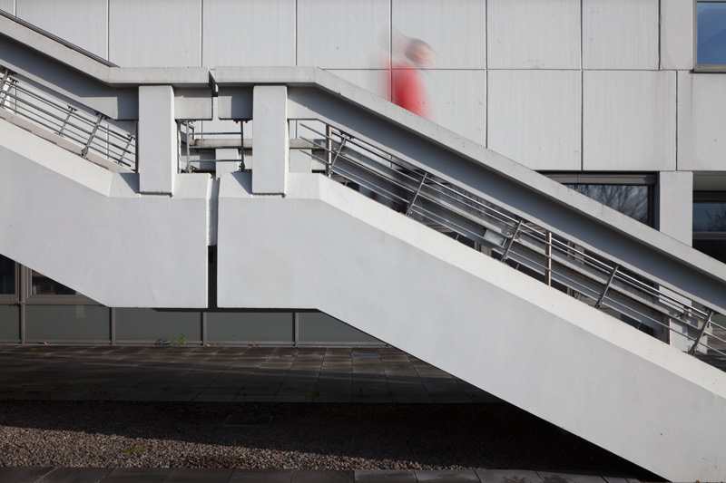 Freitreppe in der Ruhr-Universität Bochum